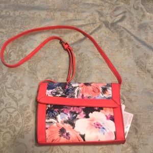 NWT floral crossbody purse